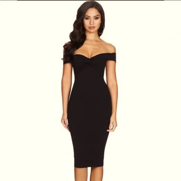 Nookie off the shoulder dress shop